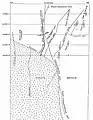 Section showing the relationship of the mine levels, the veins, granite and breccia.: 459