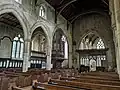 Nave, arcade, chancel arch and screen