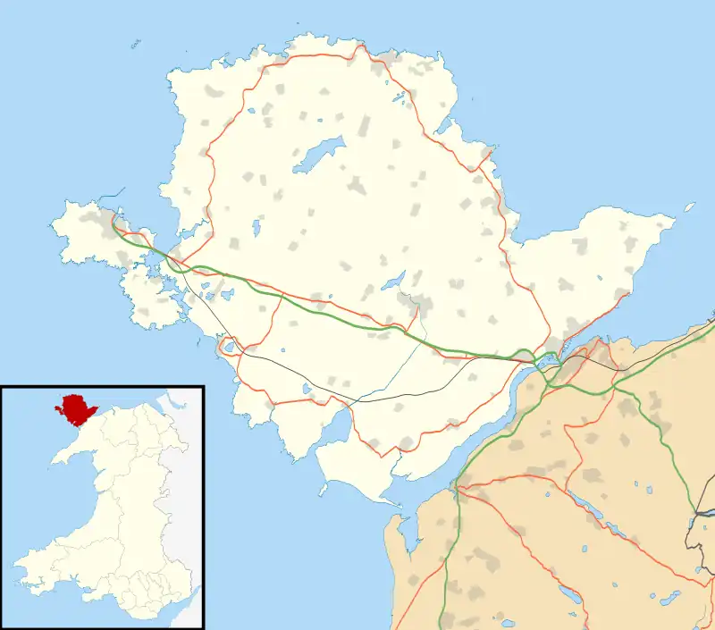 Aberffraw is located in Anglesey