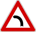 Bend, to left,
