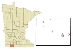 Location of Alpha, Minnesota