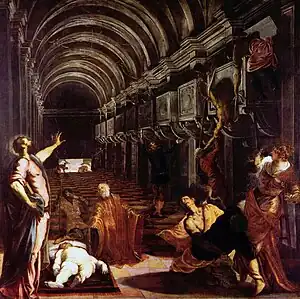 Finding of the body of St Mark (c.&nbsp;1564), Pinacoteca di Brera