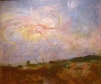 Adam and Eve Expelled from Paradise (1887), oil on canvas, 205 x 245&nbsp;cm., Royal Museum of Fine Arts Antwerp