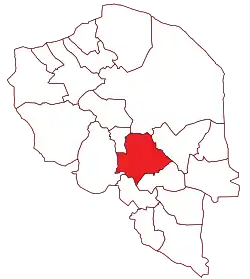 Location of Jiroft County in&nbsp;Kerman&nbsp;province