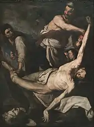 Martyrdom of Saint Bartholomew, 1644, 202 x 153&nbsp;cm., Museu Nacional d'Art de Catalunya