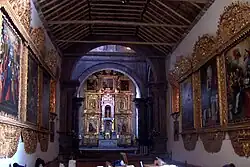 Altar of the Church of San Juan de Letrán in Juli.