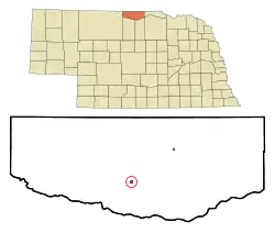 Location of Springview, Nebraska