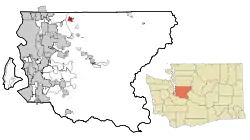 Location of Duvall, Washington