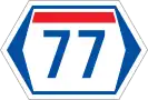 Gwangju Metropolitan City&nbsp;Route&nbsp;77 shield}}