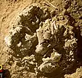 Burial 8. Excavation at phase 3.