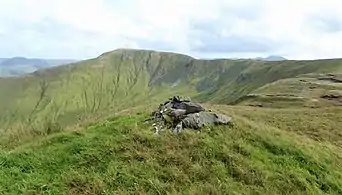Leenaun Hill as viewed from the cairn at Meall Cheo (578-metres)