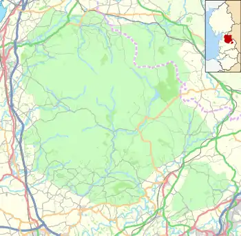 Calder Vale is located in the Forest of Bowland