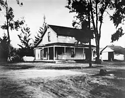 Colegrove post office and store on SM Blvd. c. 1900 (Los Angeles Public Library photo 00071367)