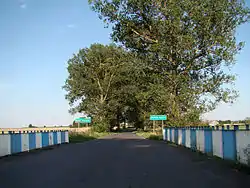 Entrance to Małków-Kolonia