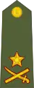 Major general(Hindi: मेजर - जनरल, romanized:&nbsp;mejar - janaral)(Indian Army)