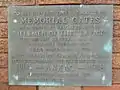 ANZAC Range Memorial Gates WWI Plaque