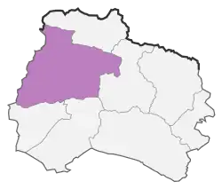 Location of Samalqan County in&nbsp;North Khorasan&nbsp;province