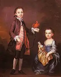 Mann Page and His Sister Elizabeth, John Wollaston