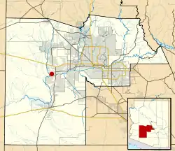 Location in Maricopa County and the state of Arizona