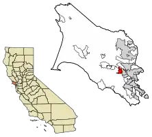 Location in Marin County, California