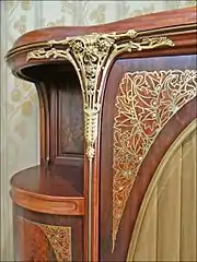 Detail of Vitrine by Majorelle (c. 1910)