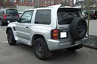 1997-1999 Mitsubishi Pajero Evolution street version, rear view