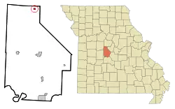 Location of Syracuse, Missouri