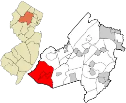Location in Morris County and the state of New Jersey.
