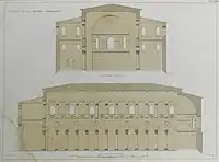 Drawing of the 5th century Church of the Acheiropoietos by Charles Texier, 1864