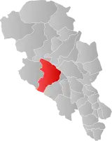 Slidre within Oppland