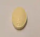 250&nbsp;mg tablet of naproxen