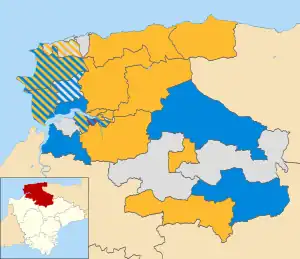 2003 results map