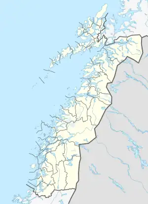 Rotvatnet is located in Nordland