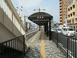 The last stop Seikibashi Station（before constructing barrier-free）