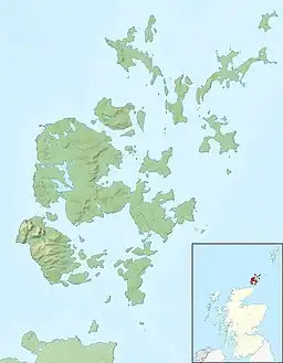 &nbsp;Scapa&nbsp;Flow is located in Orkney Islands
