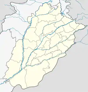 Chawinda is located in Punjab, Pakistan