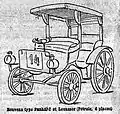 Panhard et Levassor  Nouveau type  Dubois finished ninthLe Petit Journal – Contest for Horseless Carriages, Paris-Rouen.Le Petit Journal Sunday 22 July 1894