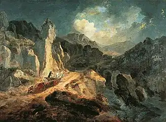Phaëton in a Thunderstorm (1798), Leeds Art Gallery