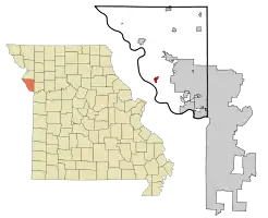 Location of Farley, Missouri