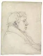 Portrait of a Man in Profile