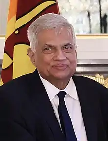 &nbsp;Democratic Socialist Republic of Sri LankaRanil WickremesinghePresident of Sri Lanka