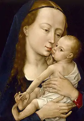 Rogier van der Weyden, Virgin and Child * (after 1454), 31.9 x 22.86&nbsp;cm.