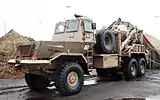 SAMIL 100 Kwevoel (mine protected cab) recovery vehicle