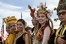 Image 62Some of the traditional clothes from East Malaysia (from Culture of Malaysia)