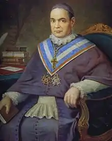 19th century oil painting of Anthony Mary Claret by Luis de Madrazo