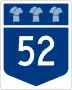 Highway 52 marker