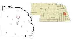 Location of Colon, Nebraska