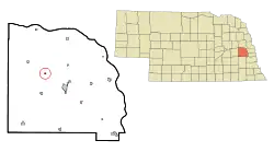 Location of Malmo, Nebraska