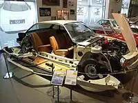 cutaway model of NSU Ro 80, made for IAA