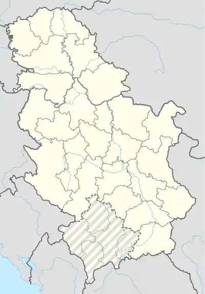 Podbara is located in Serbia